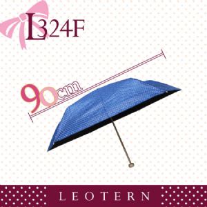 L324F(細圓點) 三折輕量抗斷雨傘(色膠)