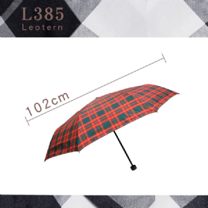 L385 三折手開大傘面雨傘