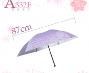 碳纖三折印花雨傘