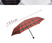L385 三折手開大傘面雨傘